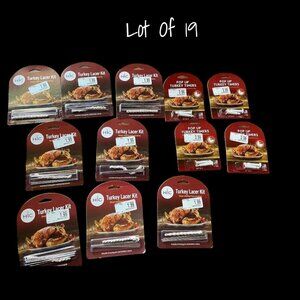 Reusable Stainless Steel Turkey Timer Set with Twine & Lacer Kit - HIC New